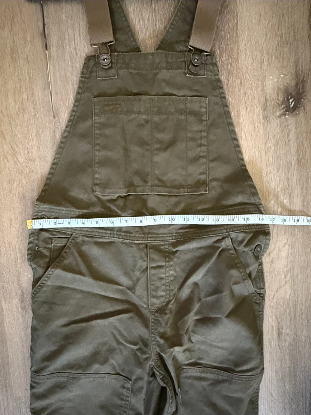 REI Olive Green Utility Bib Overalls - Picture 8 of 11
